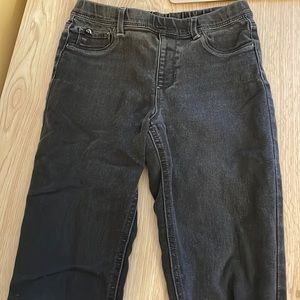 Black stretchy waist skinny jeans